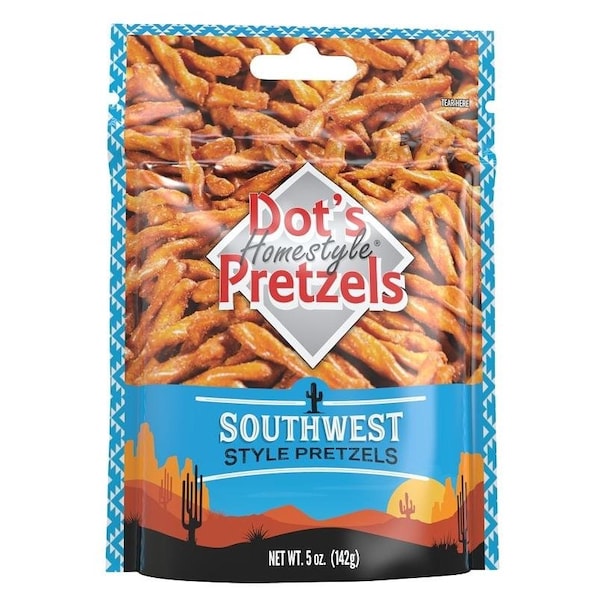 Dots Homestyle Pretzels 7399959 Pretzels, Southwest Seasoned Flavor Bag
